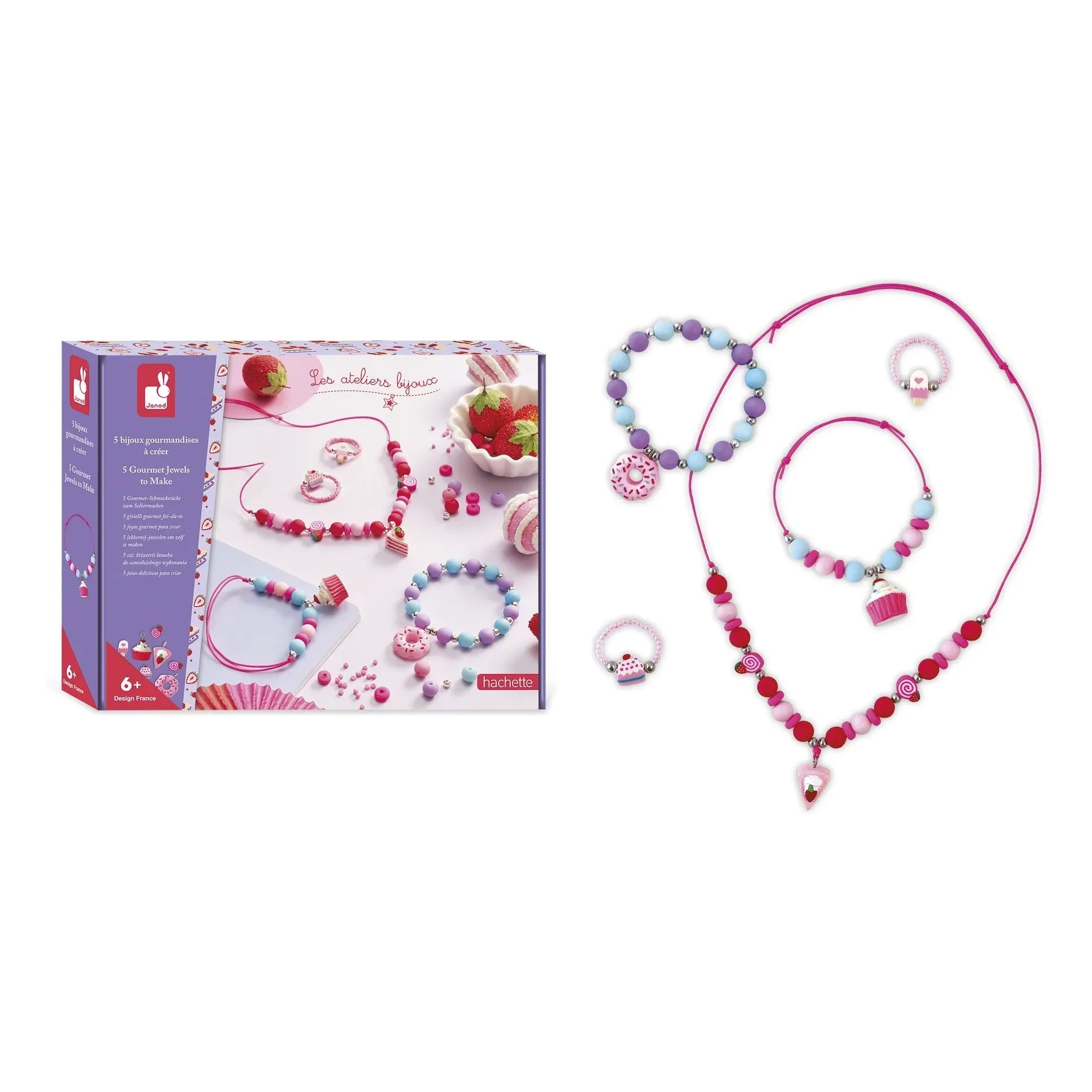 Janod - Joyas dulces para crear - Janod x Hachette