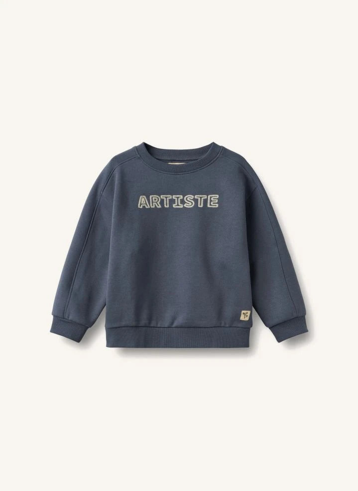 Wheat - Sudadera Franc Parasite de algodón orgánico | Gris azulado