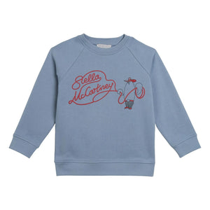 Stella McCartney Kids - Lasso sweatshirt | Açık mavi