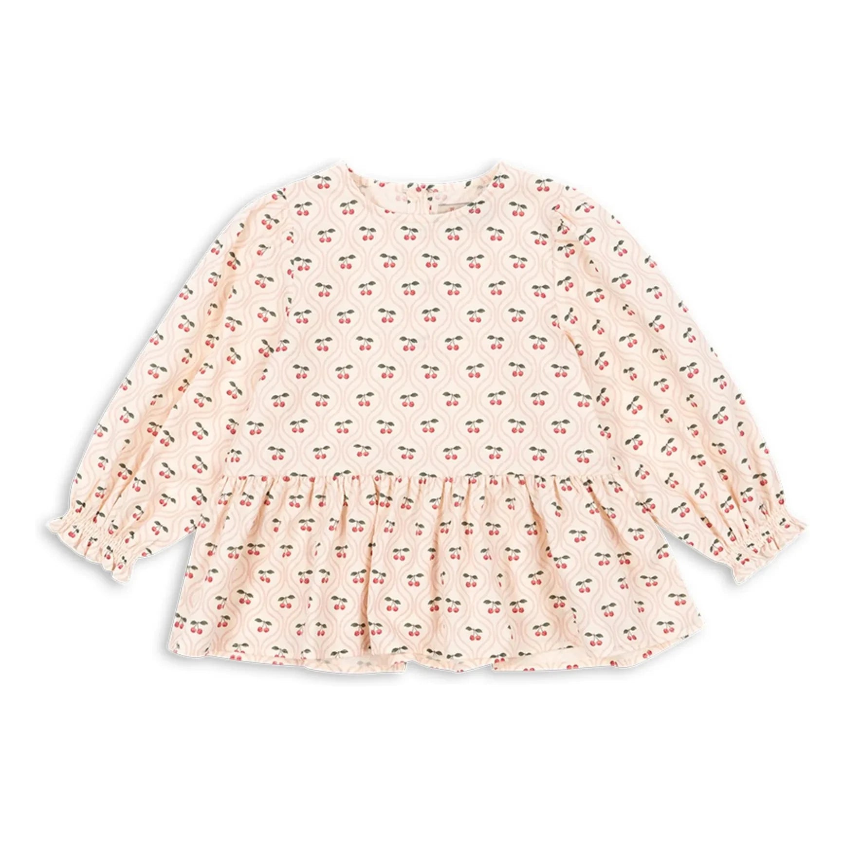 Konges Sløjd - Blusa Cianna Cerises de Algodón Orgánico | Rosa Claro
