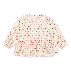 Konges Sløjd - Blusa Cianna Cerises de Algodón Orgánico | Rosa Claro