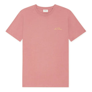 Les Deux - Camiseta de algodón Wildflower | Rosa jaspeado