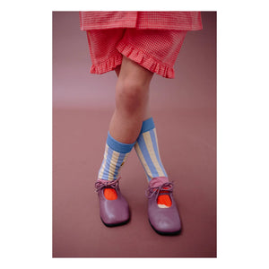 Sticky Lemon - Pantalón corto con volantes de cuadros vichy y limón | Coral