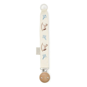 Cam Cam - Correa para chupete bordada Vintage Toys | Beige