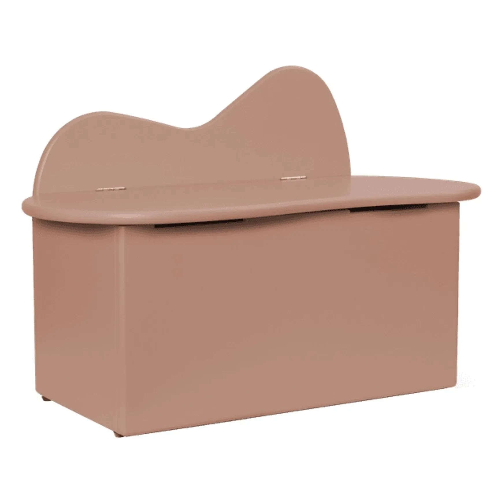 Ferm Living Kids - Cesta de almacenamiento inclinada | Rosa