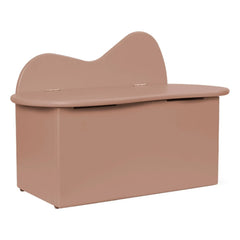 Ferm Living Kids - Cesta de almacenamiento inclinada | Rosa