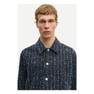 Samsoe Samsoe - Sobrecamisa de algodón Sacastor | Gris oscuro