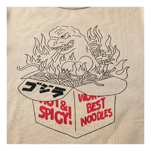 Hundred Pieces - Ryde Godzilla Organik Pamuklu Sweatshirt | Kırık beyaz