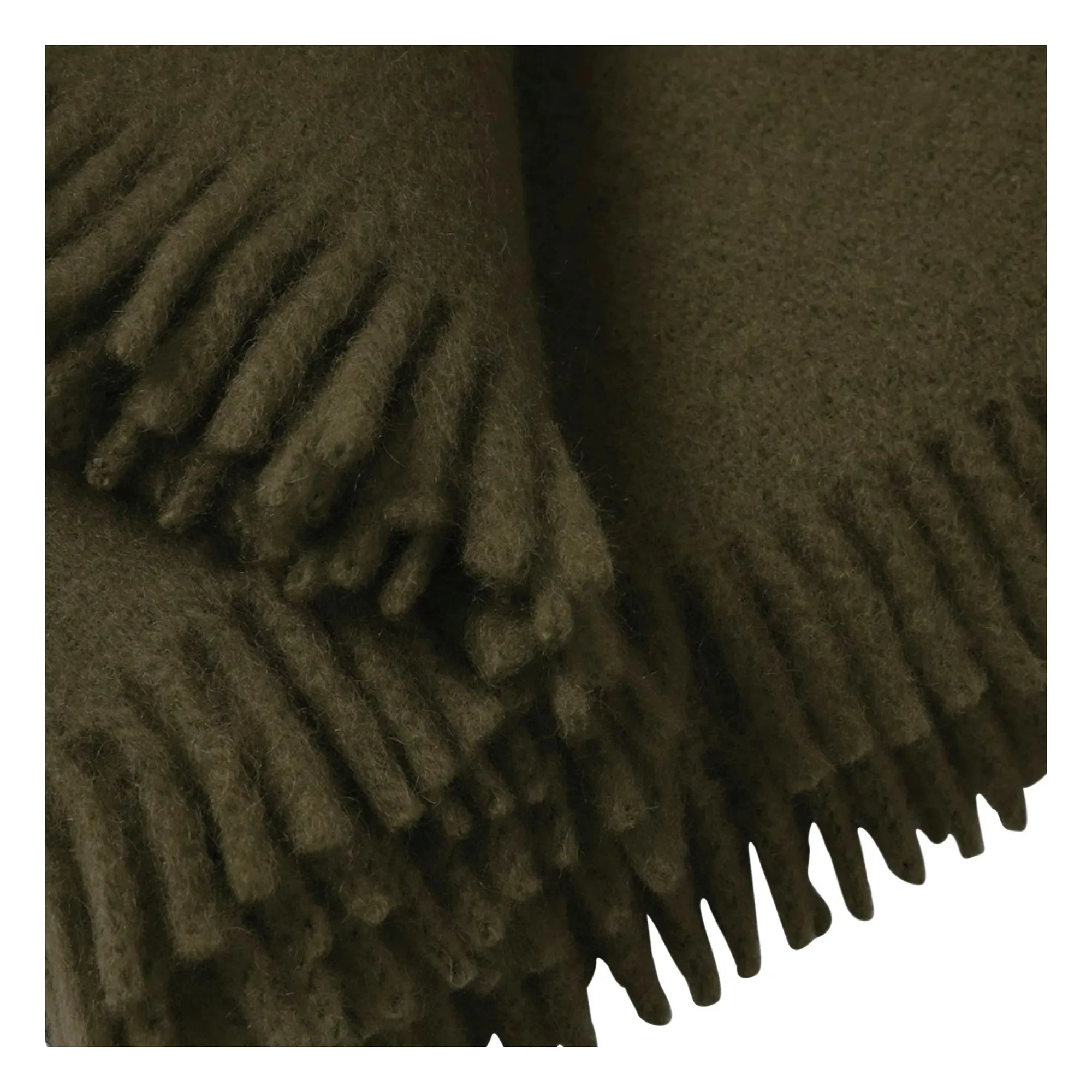 Suite 702 - Manta de mohair Bulut | Verde Oliva
