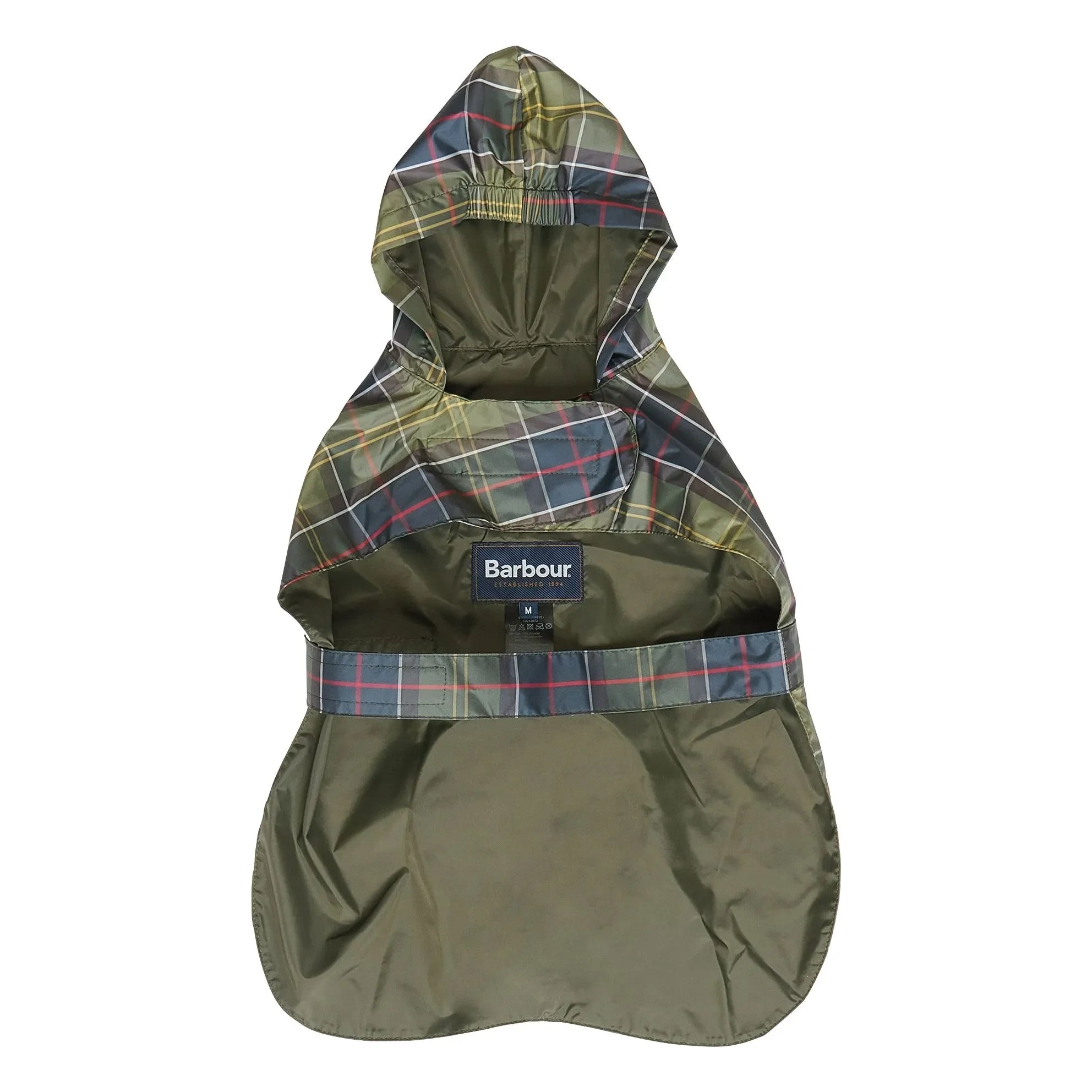 Barbour - Abrigo Tartán Plegable para Perros | Azul