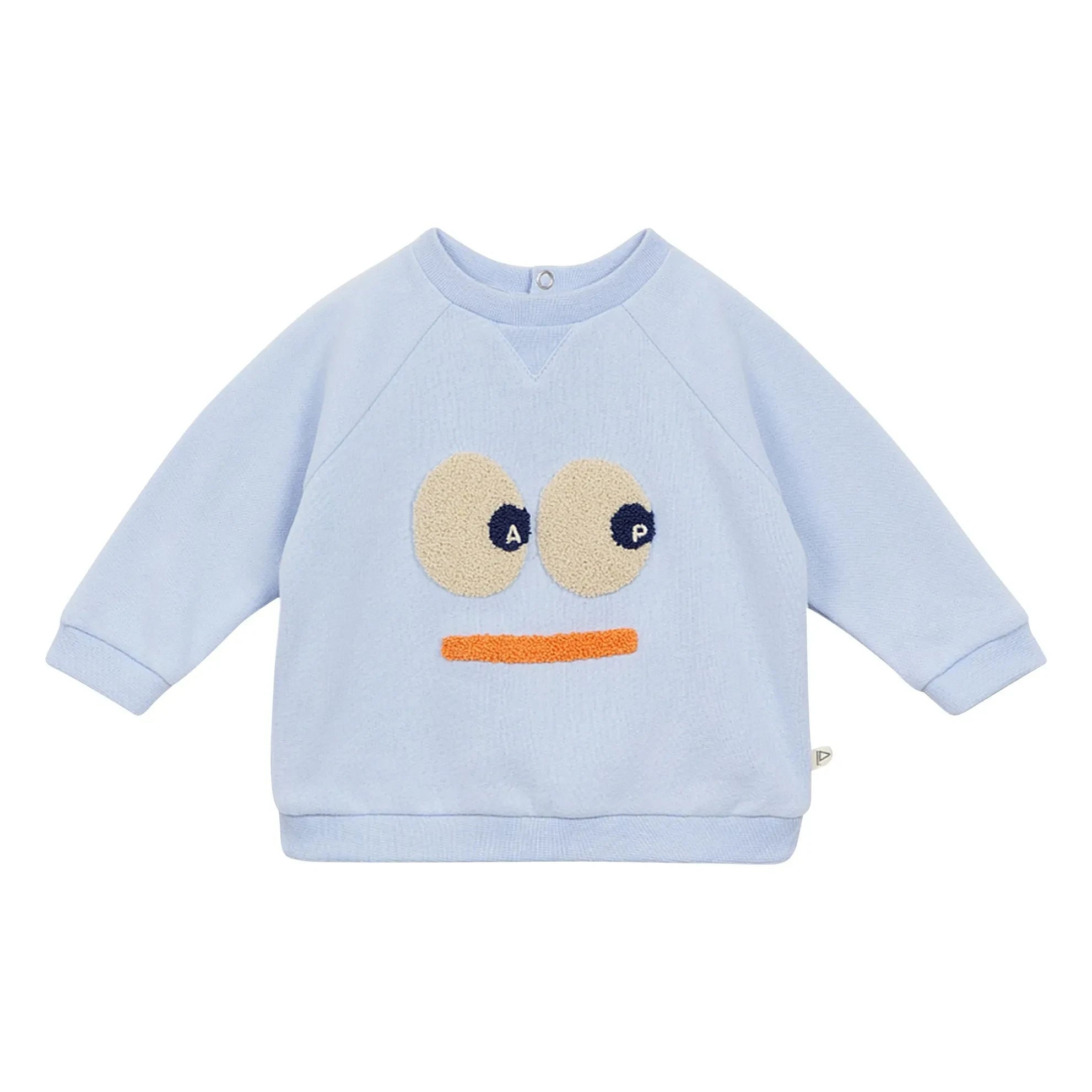 Arsène et Les Pipelettes - Sudadera de algodón orgánico Gaetano | Azul