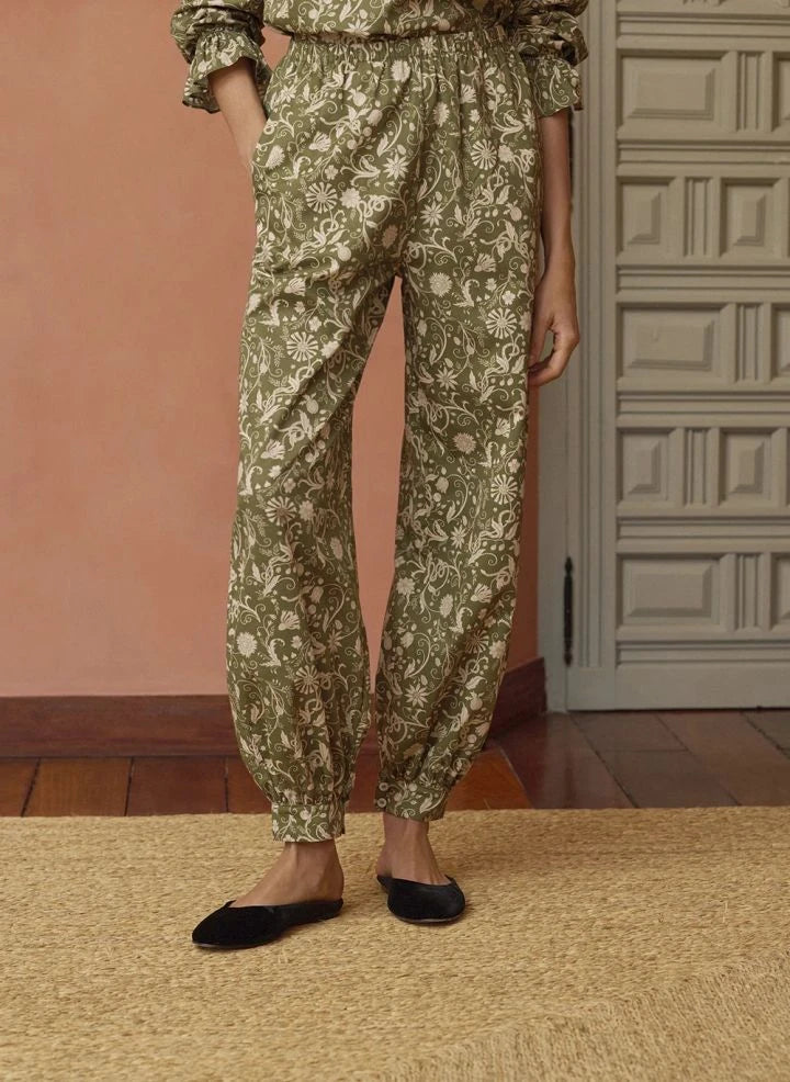 Maria de la Orden - Phineas Pantalón de algodón | Olive
