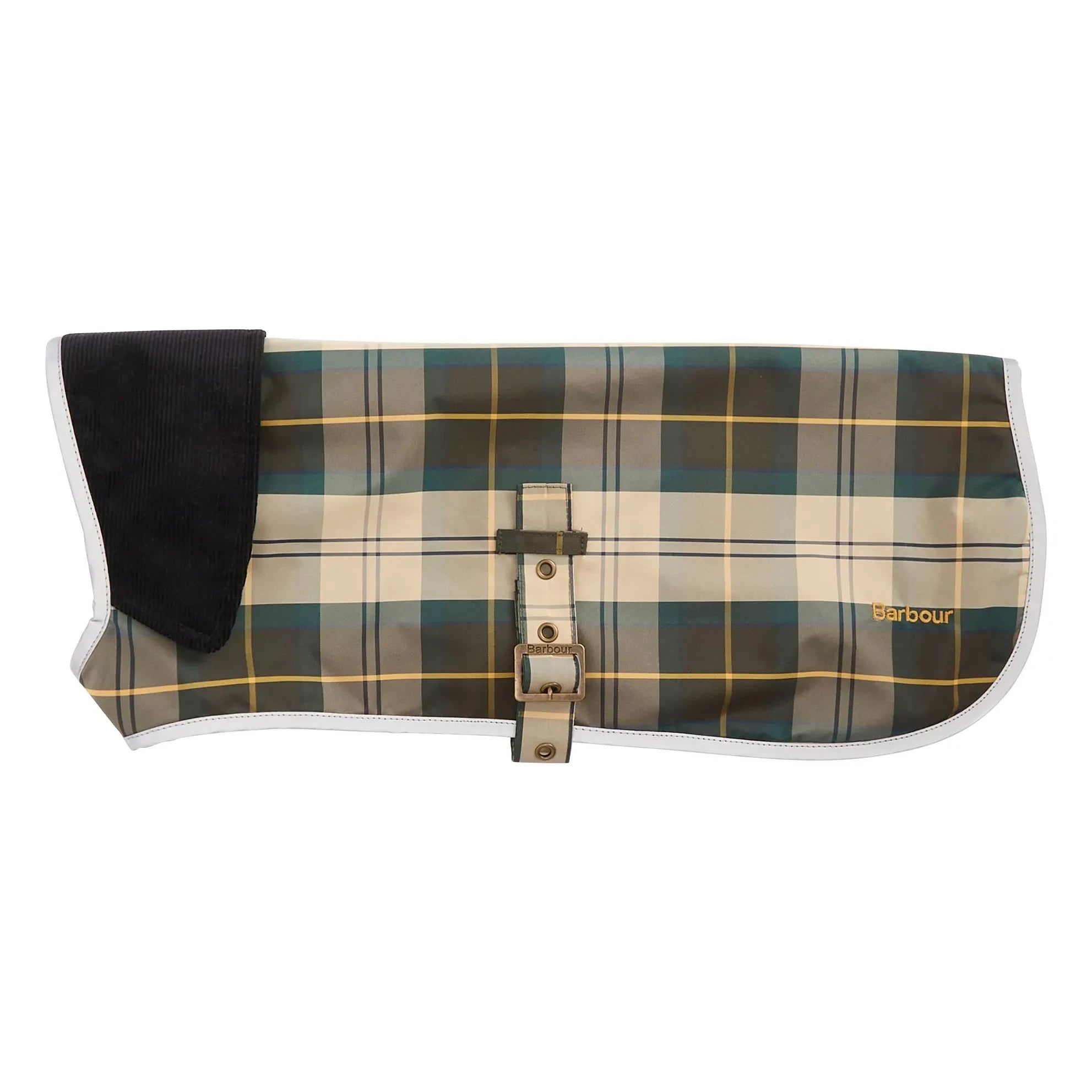 Barbour - Chaqueta de tartán impermeable para perro | Beige