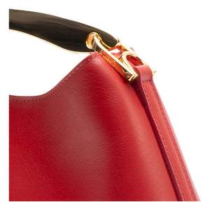 Elleme - Bolso Mini Boomerang de Piel | Rojo