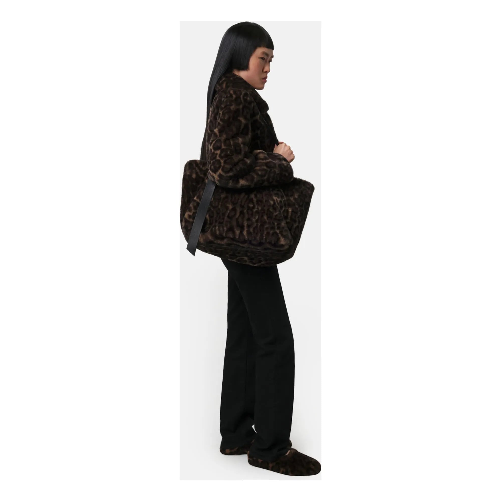 Apparis - Bolso Esti Leopardo Fibra Reciclada | Marrón