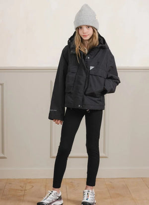 Töastie - Chaleco impermeable acolchado de fibra reciclada | Negro