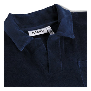 Molo - Polo de felpa Randel Dégradé | Azul marino