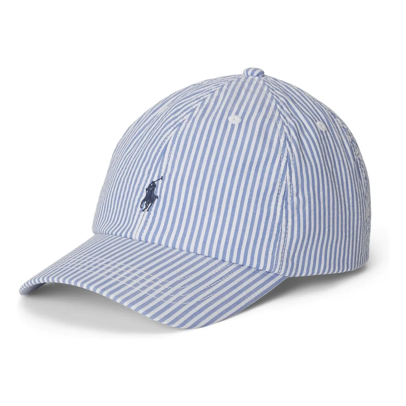 Ralph Lauren - Gorra con logo a rayas | Azul