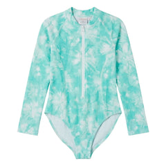 Lison Paris - Bañador Taha'a Tie and Dye con Protección UV | Turquesa