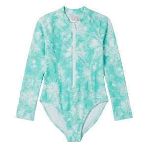 Lison Paris - Bañador Taha'a Tie and Dye con Protección UV | Turquesa