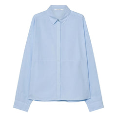 Pomandère - Camisa de popelín de algodón | Azul claro