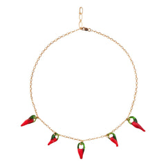 Camille Colette Studio - Collar de chile rojo