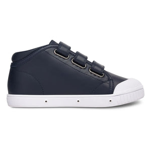 Spring Court - Zapatillas deportivas de caña alta con velcro B2 Nappa | Azul marino