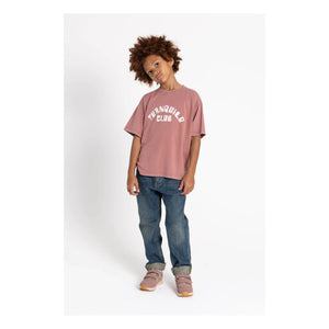 Hundred Pieces - Camiseta de algodón orgánico Finn | Ciruela