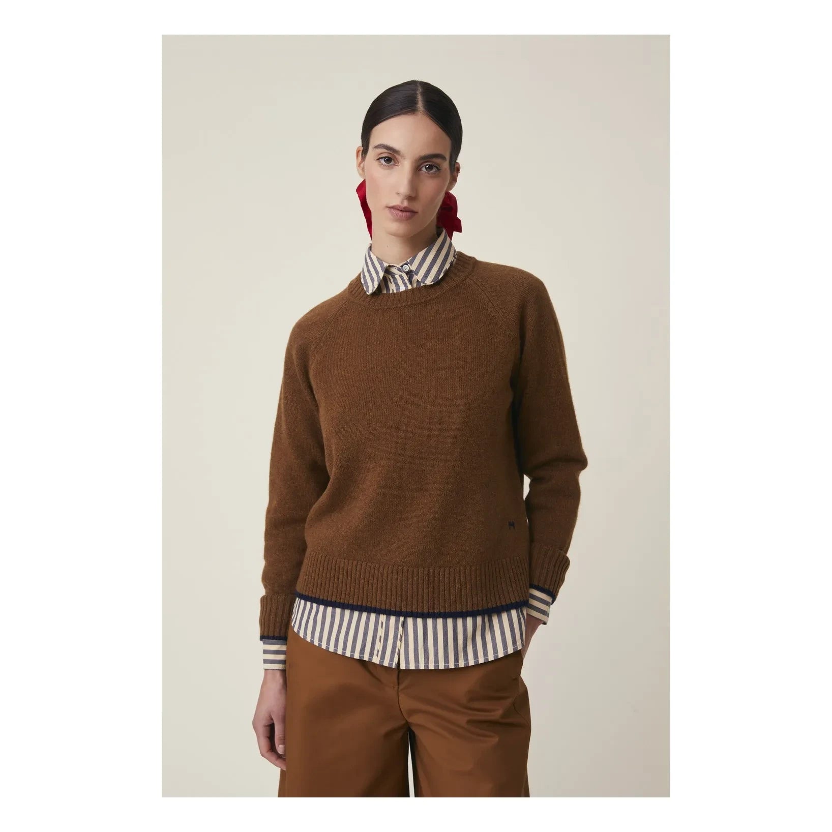 Moismont - Helen Jersey Nº 229, Lana Merino | Marrón