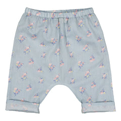 Louis Louise - Pantalones Jungle Bouquets | Azul claro