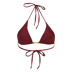Alma Deia - Top de bikini triángulo Jenny | Burdeos
