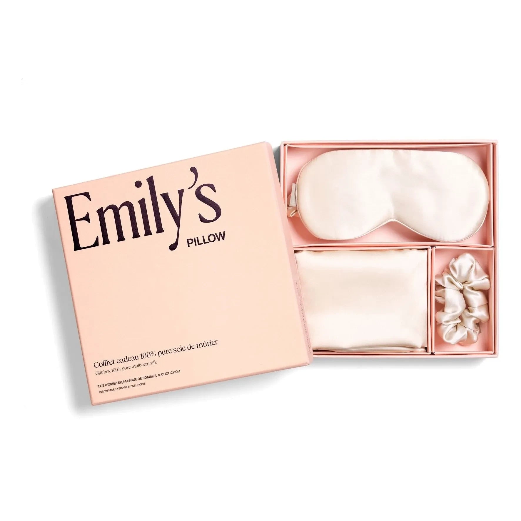 Emily's Pillow - Juego de Cama de Seda | Champaña