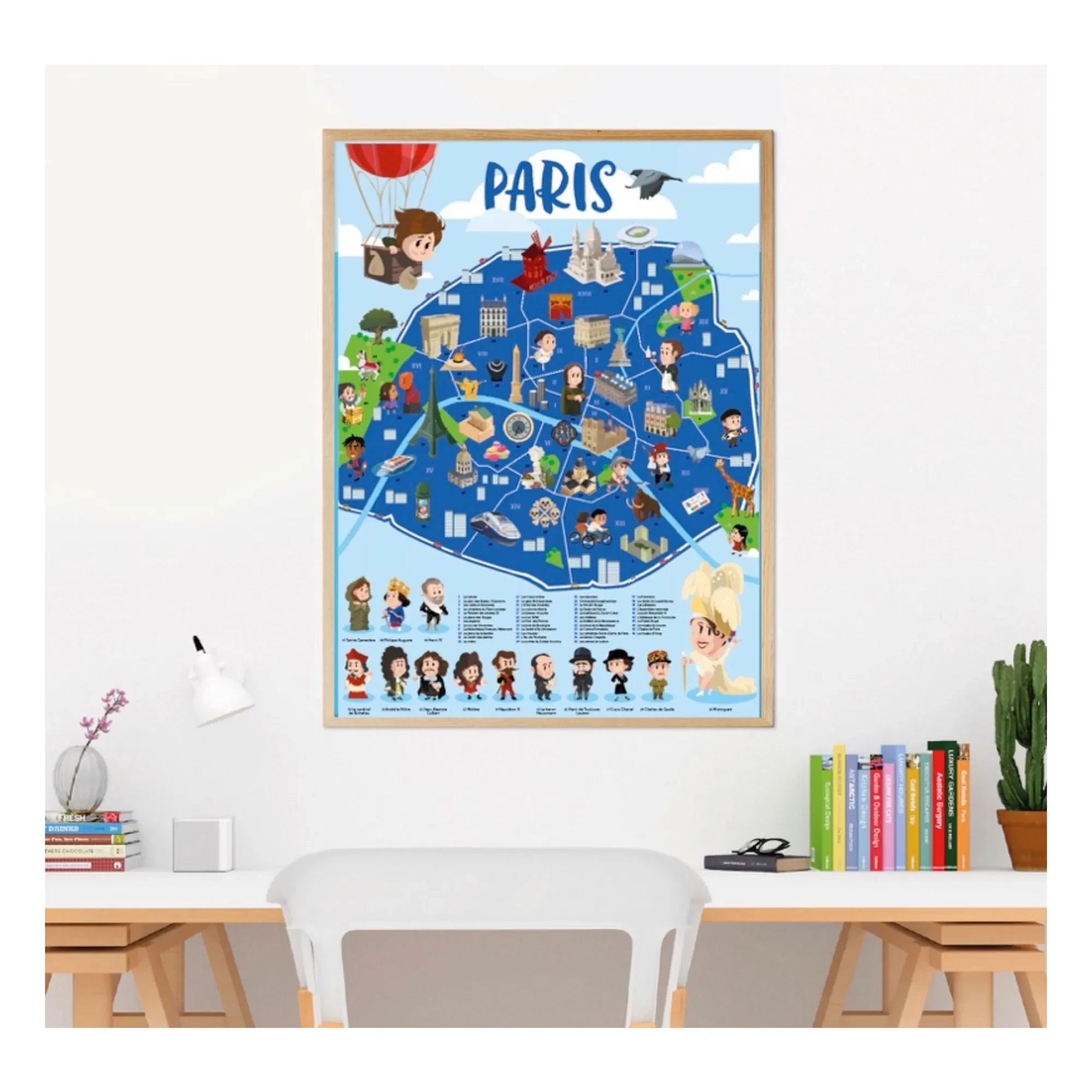 Poppik - Pegatinas Póster París