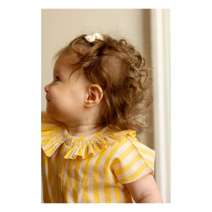 Louis Louise - Blusa a rayas Nilah | Amarillo