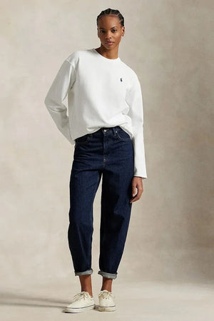 Blusa de algodón de manga larga Polo Ralph Lauren