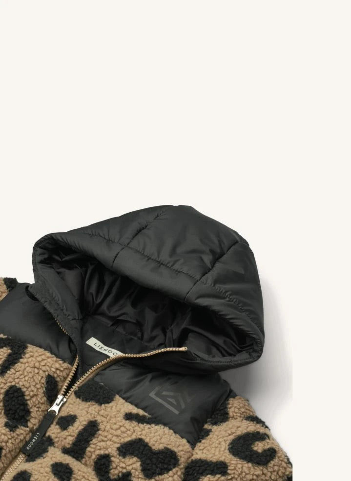 Liewood - Niko Sherpa chaqueta de plumón | Marrón oscuro
