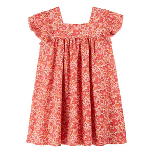 Emile et Ida - Vestido Liberty | Coral