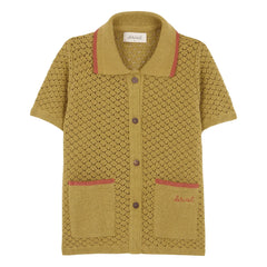 birinit - Bolsillos de camisa calada | Amarillo verdoso
