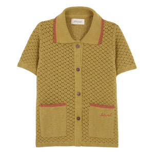birinit - Bolsillos de camisa calada | Amarillo verdoso