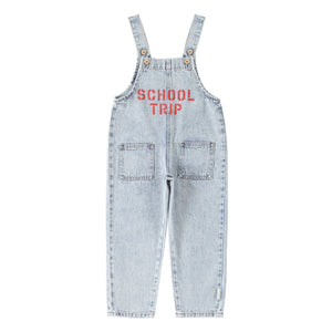 Piupiuchick - Okul Gezisi Denim Salopet | Açık Mavi
