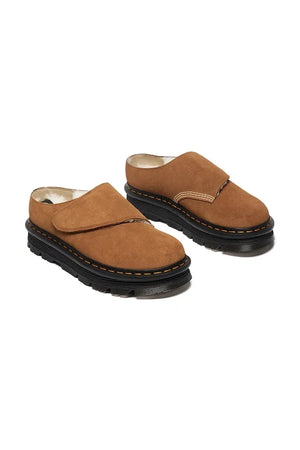 Zuecos de piel con forro cálido Dr. Martens ZebZag AnyWair
