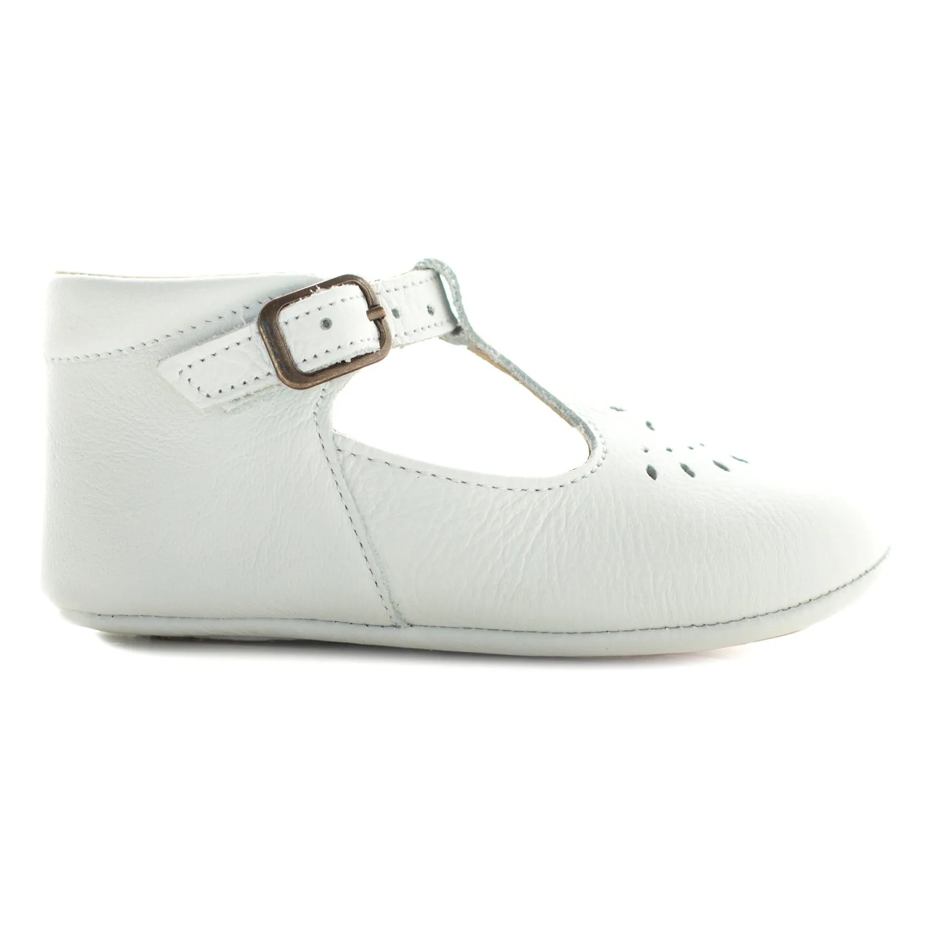 Poppée - Minimilton Botines con Barra en T | Blanco