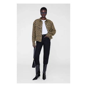 Anine Bing - Camisa Paxton Leopard | Marrón
