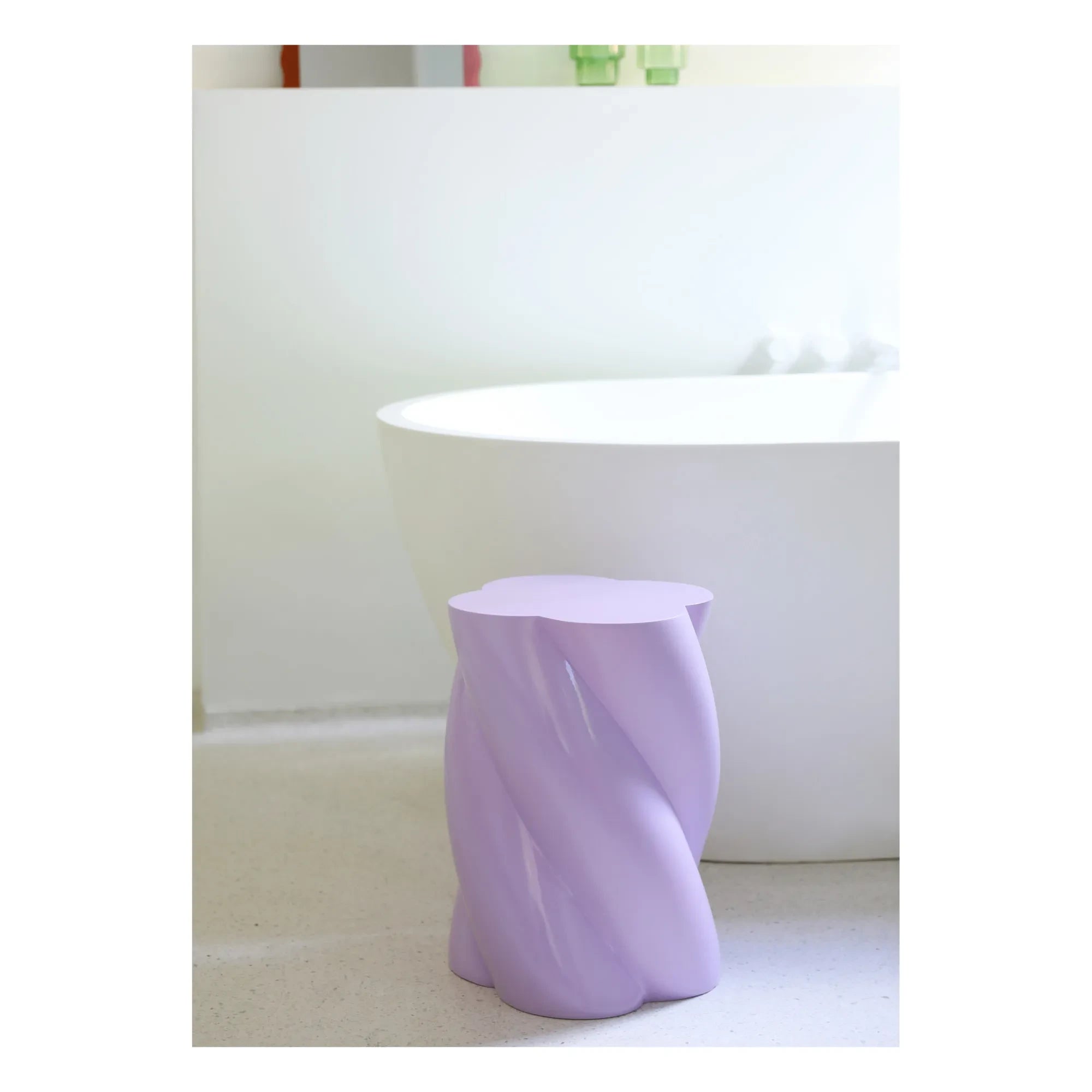 &Klevering - Mesa Auxiliar Marshmallow | Lila