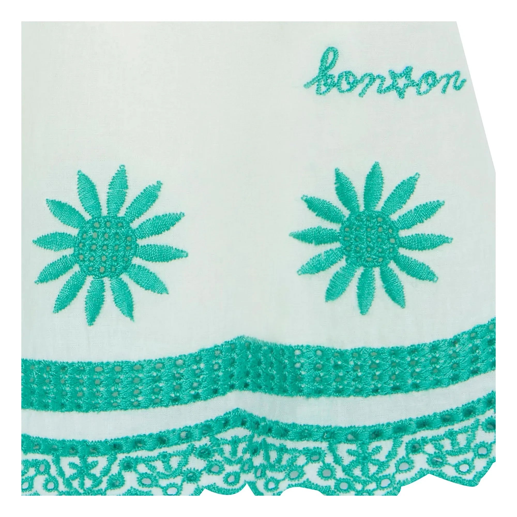 Bonton - Vestido Bordado Anna | Crudo