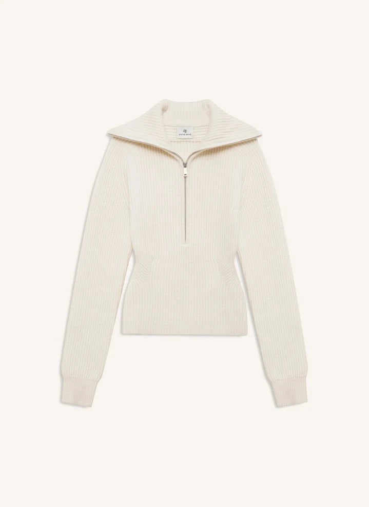 Anine Bing - Sudadera de Lana y Cachemira June | Ecru