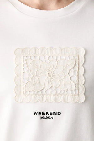 Camiseta de algodón para mujer Weekend Max Mara WKDSALA