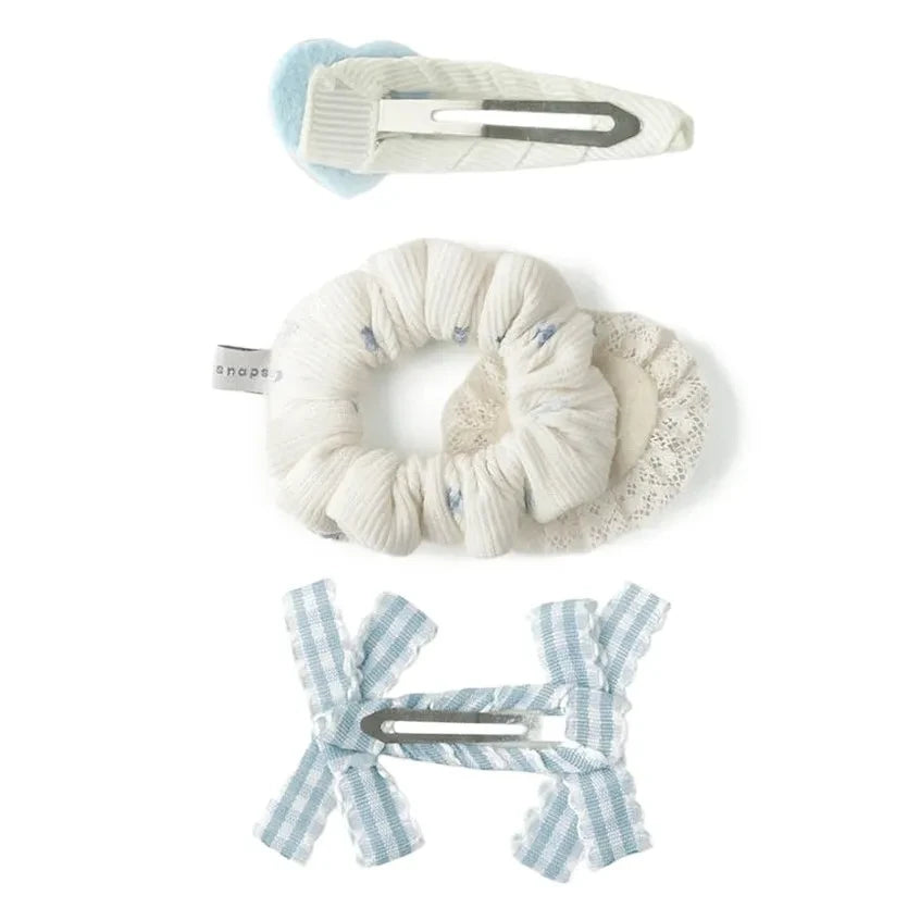 Gingersnaps - Set de 3 pasadores Celeste | Azul