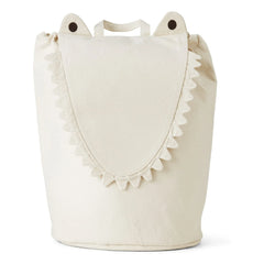 Ferm Living Kids - Cesto de almacenamiento de cocodrilo | Blanco