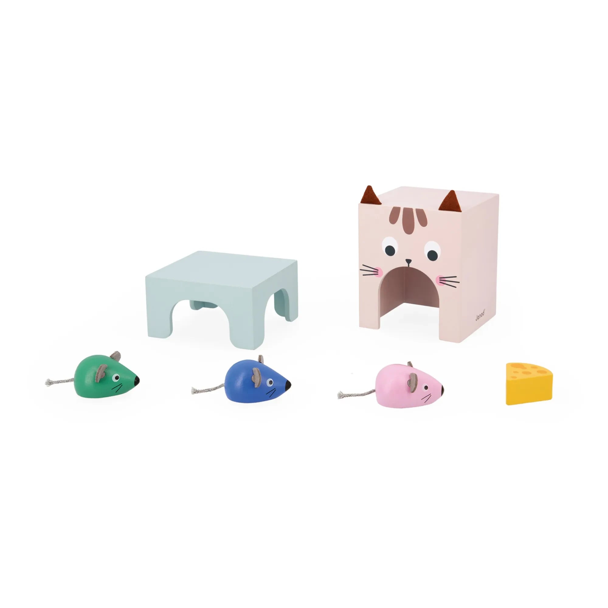 Janod - Juego de conciencia espacial - Gato y Ratón